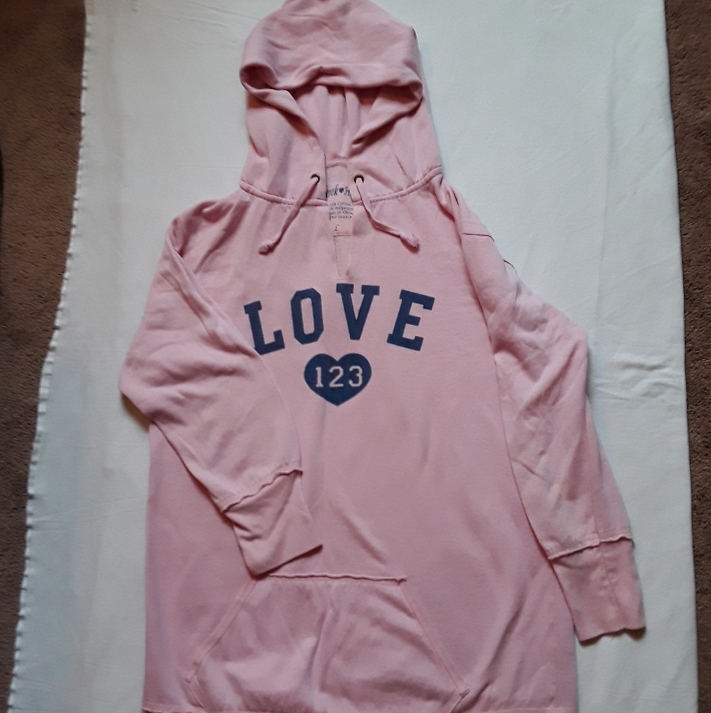 Pink Derek Heart Hoodie
